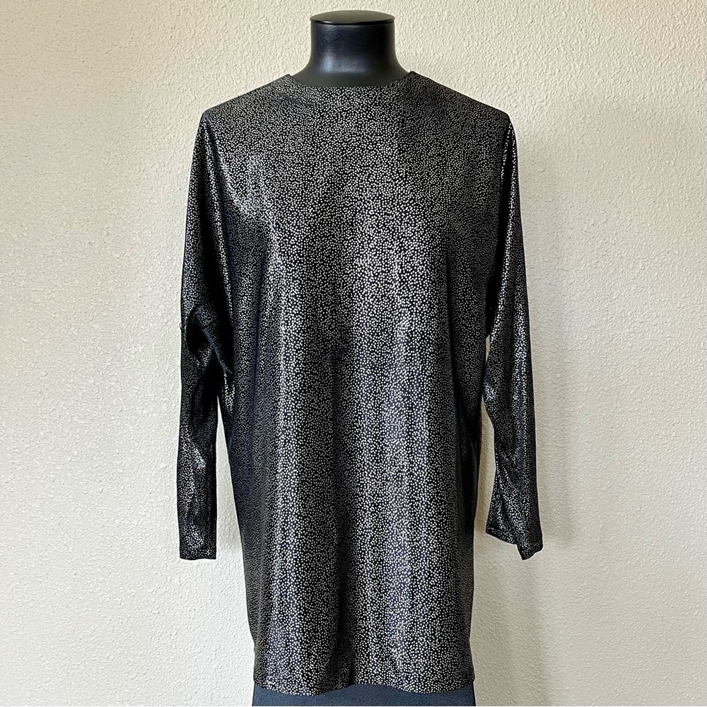 Black and Gold Blouse No Tags